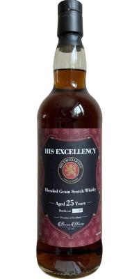 His Excellency 25yo BRI Blended Grain Scotch Whisky 40.3% 700ml