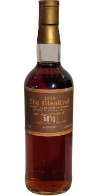 Glenlivet 1970 Sa Private Property of A.Bleve Roma Sherrry Wood Hogshead 6810 45% 700ml