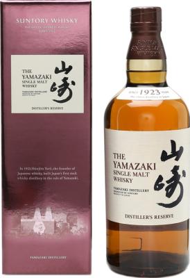 Yamazaki Distiller's Reserve Single Malt Whisky Bordeaux Wine & Sherry Casks 43% 700ml