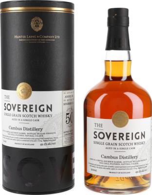 Cambus 1964 HL The Sovereign Refill Bourbon Barrel 49.2% 700ml