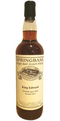 Springbank 2000 Private Bottling King Edward Fresh Sherry 311 Ms. M. West 50% 700ml
