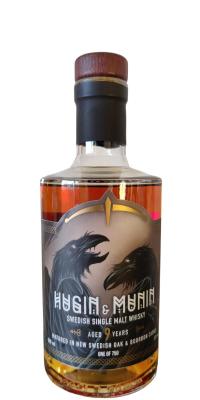 Bergslagens Hugin & Munin Ber New Swedish oak&Bourbon Cask 57% 500ml