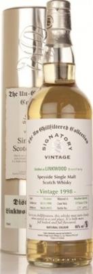 Linkwood 1998 SV The Un-Chillfiltered Collection Bourbon Barrels 46% 700ml