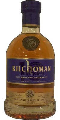 Kilchoman 10th Anniversary Release Sherry and Bourbon Casks 58.2% 750ml