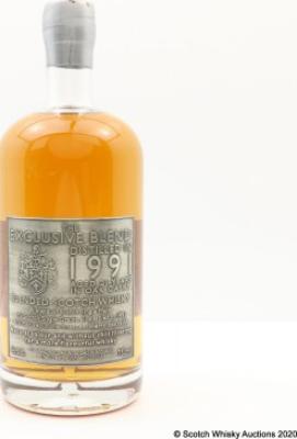 The Exclusive Blend 1991 CWC Refill Sherry Casks 46% 750ml