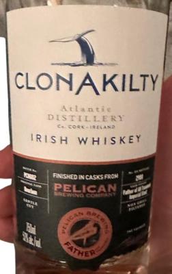 Clonakilty Irish Whisky Bourbon Finished in Pelican Brewing Wood 52% 750ml