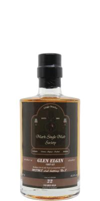 Glen Elgin 1997 UD Bourbon Cask Mark Single Malt Society 60.6% 350ml