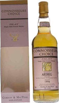 Ardbeg 1996 GM Connoisseurs Choice Refill Bourbon Barrels 40% 700ml