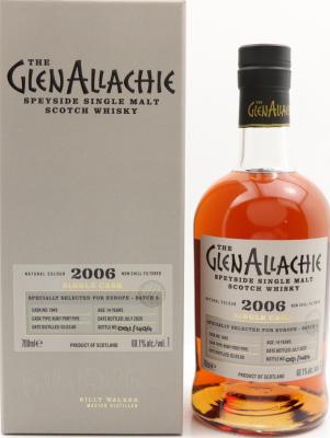 Glenallachie 2006 Single Cask Ruby Port Pipe #1845 Europe Batch 3 60.1% 700ml