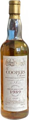 Highland Park 1989 VM The Cooper's Choice Oak Cask #1118 VA.MA. Distribuzione Bergamo 43% 700ml