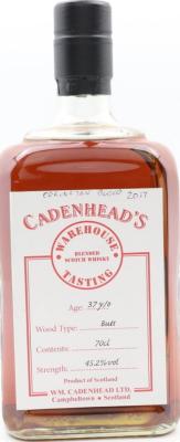 William Cadenhead Blended Scotch Whisky 1980 CA Butt 45.2% 700ml