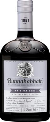 Bunnahabhain Feis Ile 2023 Feis Ile Canasta Sherry 51.2% 700ml