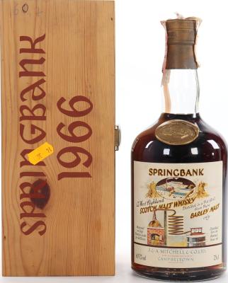 Springbank 1966 Local Barley West Highland Oak Sherry Cask 60.7% 750ml
