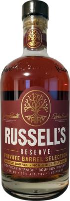 Russell's Reserve 2013 Single Barrel Private Barrel Selection Bend South Liquor 55% 750ml