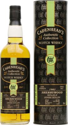 Lochside 1981 CA Authentic Collection Sherrywood 60.9% 700ml