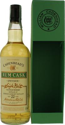 BenRiach 1992 CA Wood Range Rum Cask 52.9% 700ml
