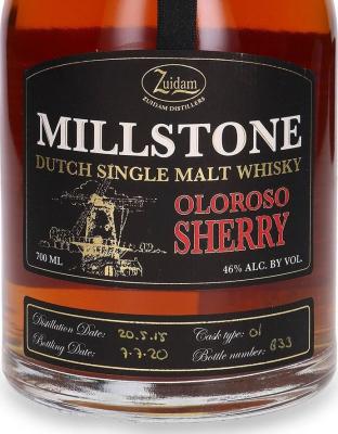 Millstone 2015 Oloroso Sherry 5yo 46% 700ml