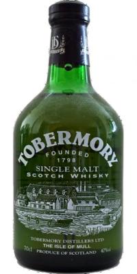Tobermory Single Malt Scotch Whisky Green Dumpy Bottle 40% 700ml