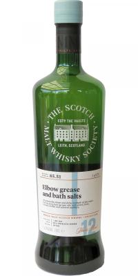 Glen Elgin 2006 SMWS 85.51 Elbow grease and bath salts Refill Ex-Bourbon Hogshead 55.6% 700ml