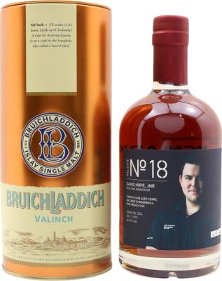 Bruichladdich 1991 Laddie Crew Valinch 18 David Hope jun 24yo 46.9% 500ml