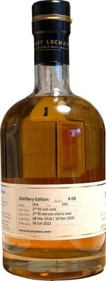 Fary Lochan 2018 Distillery Edition # 08 2nd Fill Rum and 3rd fill Oloroso Sherry 47.9% 700ml