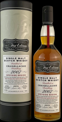 Craigellachie 2007 ED The 1st Editions Sherry Switzerland 57.9% 700ml