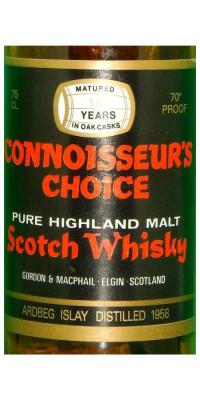 Ardbeg 1958 GM Connoisseurs Choice Oak Cask 40% 750ml