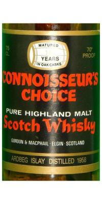 Ardbeg 1958 GM Connoisseurs Choice Oak Cask 40% 750ml