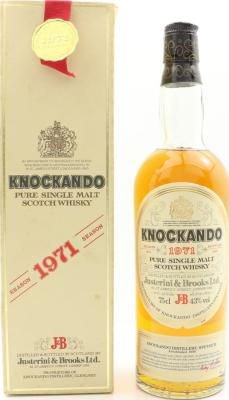 Knockando 1971 by Justerini & Brooks Ltd Dateo Import S.p.A. Milano 43% 750ml