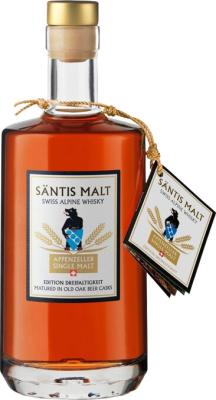 Santis Malt Edition Dreifaltigkeit Old Oak Beer Casks 52% 500ml