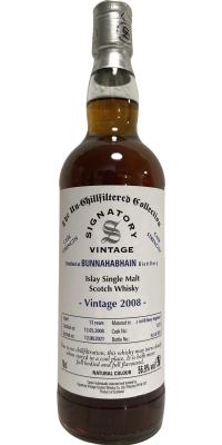 Bunnahabhain 2008 SV 1st Fill Sherry Hogshead Gerard Hofmann 56.9% 700ml