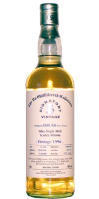 Caol Ila 1996 SV The Un-Chillfiltered Collection 12313 + 14 46% 700ml