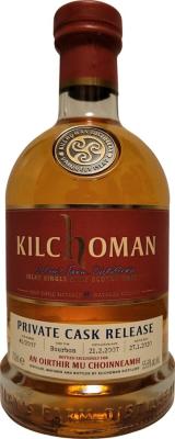 Kilchoman 2007 Private Cask Release Bourbon An Oirthir Mu Choinneamh 55.6% 700ml