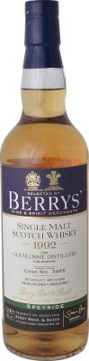 Glenlossie 1992 BR Berrys #3466 46% 700ml