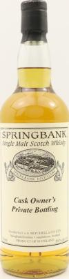 Springbank 1997 Cask Owner's Private Bottling 50% 750ml