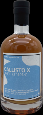 Scotch Universe Callisto X 163 P.2.1 1846.4 First Fill PX Sherry Barrel 55.4% 700ml