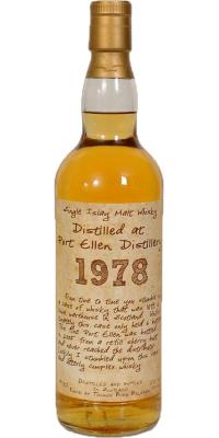 Port Ellen 1978 TI Handwritten Label Refill Sherry Butt 55.7% 700ml