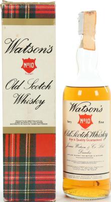 Watson's #10 Very Fine Old Scotch Whisky Age & Quality Guaranteed 40% 750ml