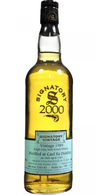 Caol Ila 1989 SV Signatory Vintage Bourbon Barrels 2283 2285 43% 700ml