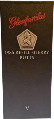 Glenfarclas 1986 Refill Sherry Butt #3452 56.4% 700ml