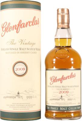 Glenfarclas 2009 The Family Malt Collection Sherry casks 43% 700ml