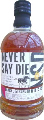 Never Say Die Barrel Strength Whisky NSD 55.4% 700ml