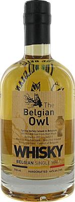 The Belgian Owl Spring Barley Whisky 1st Fill Bourbon Cask L240211 46% 750ml