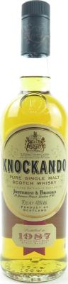 Knockando 1987 by Justerini & Brooks Ltd 12yo 43% 700ml