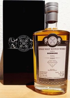 Bowmore 2000 MoS Bourbon Barrel 54.3% 700ml