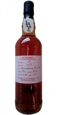 Springbank 2004 Refill Sherry Hogshead Rotation 627 57.4% 700ml