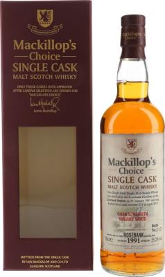 Rosebank 1991 McC Single Cask Cask Strength Sherry Wood #271 55.2% 700ml