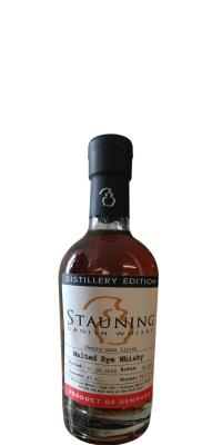 Stauning 2016 Malted Rye Sherry cask finish #580 Distillery Edition 49.8% 250ml