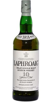 Laphroaig 10yo Islay Single Malt Scotch Whisky 43% 1000ml