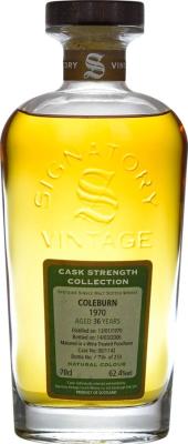 Coleburn 1970 SV Cask Strength Collection Wine Treated Puncheon 00/1142 62.4% 700ml